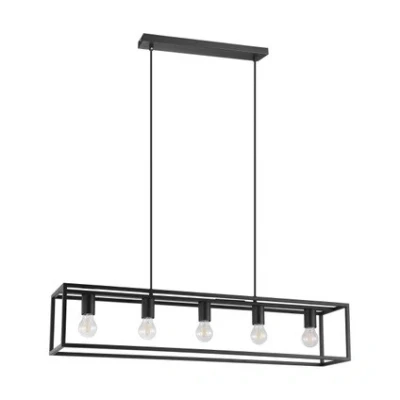 Afbeelding van Eglo Verlichting Hanglamp Blackcrown 5 lampen