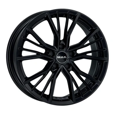 Afbeelding van MAK 5 gat 18duim 112mm lichtmetalen Velg union zwart F8080UNGB45VE3X Staal SEAT: Leon III Hatchback