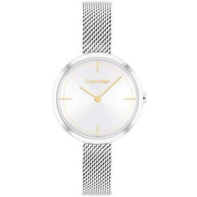 Afbeelding van Calvin Klein Sunray DIAL Horloge silvercoloured, Dames, Maat: One Size, Silver coloured