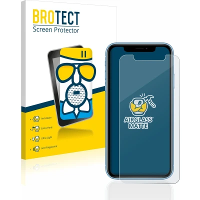 Afbeelding van BROTECT Screenprotector voor Apple iPhone XR / 11 Folie Beschermfolie Beschermglas matte