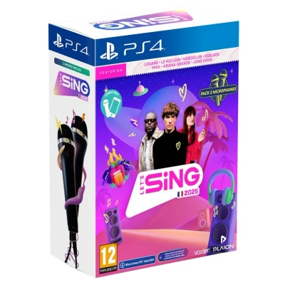 Image de Koch Media Let&#039;s Sing 2025 + 2 Micro Uk/fr PS4 (chansons Française)