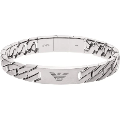 Afbeelding van Emporio Armani Armband silvercoloured, Heren, Maat: One Size, Silver coloured