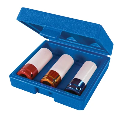 Afbeelding van Silverline Slagmoerdoppenset 1/2 inch 17, 19 en 21 mm 3 delig