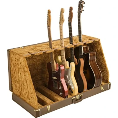 Afbeelding van Fender Classic Series 7 Guitar Case Stand Brown Gitaarstandaard