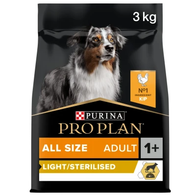 Afbeelding van Pro Plan Dog Adult Light Kip Hondenvoer 3 kg
