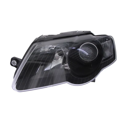 Afbeelding van ABAKUS 441 11A7L LDEM2 Koplampen Links H7/H7, W5W met regelmotor voor LWR, Behuizing zwart binnengedeelte PX26d VOLKSWAGEN: Passat B6 Variant