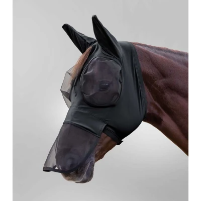Afbeelding van Waldhausen Vliegenmasker Puck met Neus Zwart Cob Agradi.be