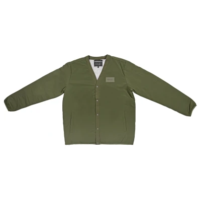 Afbeelding van Gamakatsu Insulated Cardigan Jacket Visjas Moss Green XS Vis jas