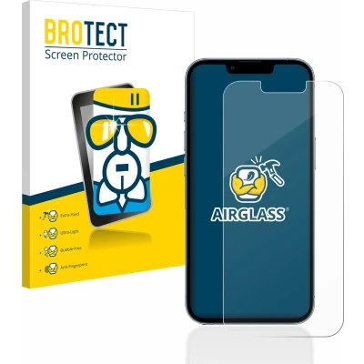 Afbeelding van BROTECT Screenprotector voor Apple iPhone 13 Pro Folie Beschermfolie Beschermglas transparant