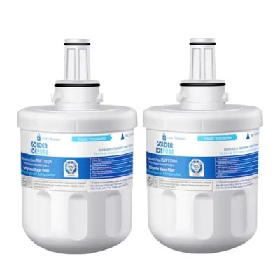 Afbeelding van Golden ICEPURE RWF1100A 2 stuks vervangende waterfilters voor Samsung Aqua Pure Plus DA29 00003G, 00003F, HAFIN1, HAFIN1/EXP, 00003B, 00003A, DA97 06317A, RFC1100A stem beschikbaar)