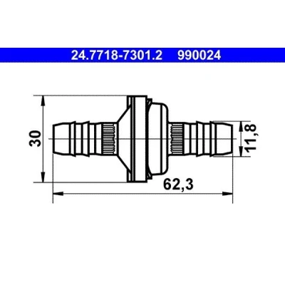 Afbeelding van Ate Klep 24.7718 7301.2