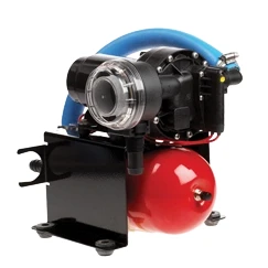 Afbeelding van Johnson pump aqua jet uno waterdruksysteem wps 3.5 24v/100w 13l/min max. 2.8bar stalen tank 2l