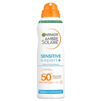 Afbeelding van Garnier Ambre Solaire Sensitive Expert+ Dry Mist Spray SPF 50+ 150 ml
