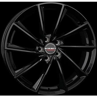Afbeelding van BORBET 5 gat 19duim 112mm lichtmetalen Velg VTX glanzend zwart 496285