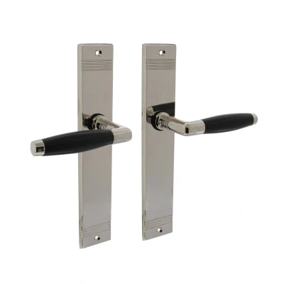 Afbeelding van Intersteel Deurkruk Ton Basic met schild blind nikkel