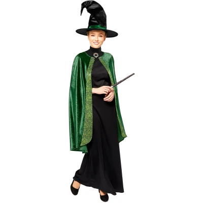 Afbeelding van amscan Harry Potter 9912477 Officieel gelicentieerd dameskostuum, groen, 42 44