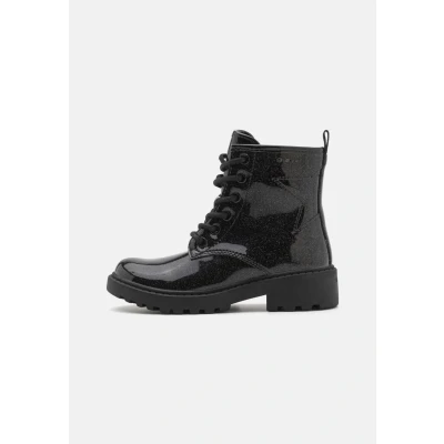 Afbeelding van Geox J Casey Girl G Enkellaarzen voor meisjes, zwart.