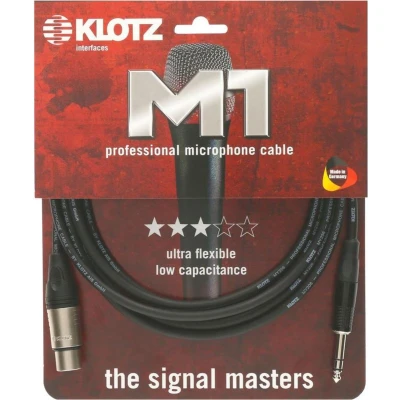 Afbeelding van Klotz M1FS1K0500 microfoonkabel 3p XLR female 6.35 mm jack 5 m