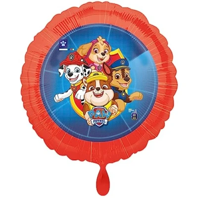 Afbeelding van PAW Patrol Ballon Folie Rood/Blauw 43cm 1 stuks