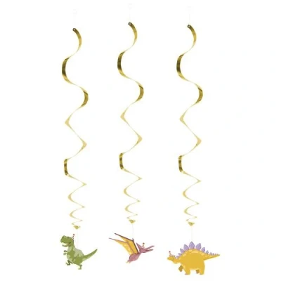 Image de Décorations suspendues à la fête de Dino 3 pièces