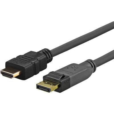 Afbeelding van Vivolink HDMI (type A) DisplayPort (5 m, HDMI), Videokabel