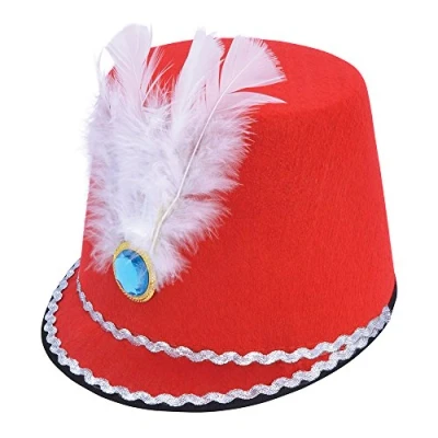 Afbeelding van Bristol Novelty BH638 Majorette herenmuts rood One Size