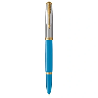 Afbeelding van Parker 51 Premium vulpen fijn, turkoois GT