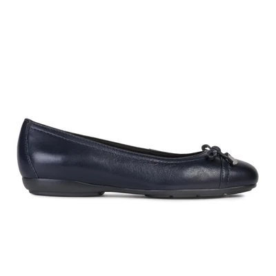 Afbeelding van Geox Annytah Ballerina&#039;s, Dames, Maat: 42, Navy Leer