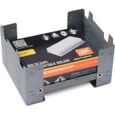 Afbeelding van Esbit Pocket stove S + 6x14g Solid Fuel Tablets Kampeer brandstof