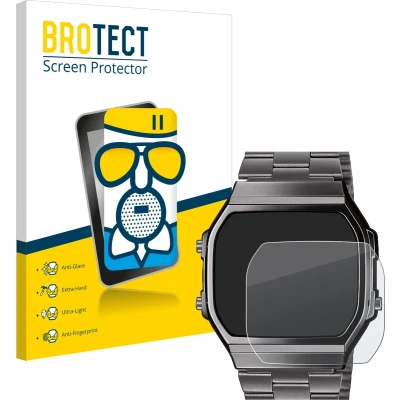 Afbeelding van BROTECT Screenprotector voor Casio A168WEGG 1BEF Folie Beschermfolie Beschermglas matte