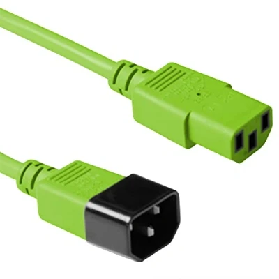 Image de ACT Rallonge de câble d&#039;alimentation IEC 60320 C14 pour power C13 CA 230 V 1.8 m RAL 6018