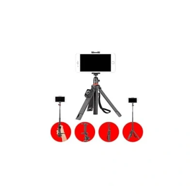 Afbeelding van JOBY TelePod™ Mobile Tripod 1/4 inch Zwart Incl. smartphonehouder, Kogelkop