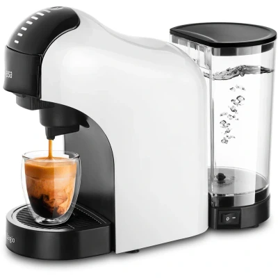 Afbeelding van UFESA Bellagio Espressomachine, espressocapsules, Dolce Gusto of gemalen koffie, digitaal touchscreen met 7 niveaus, tank 1 l, 15 bar, 1400 W