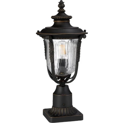 Afbeelding van Kichler Mini LED Tuin Pilaar Luverne 1X E27 Max 60W IP44 (Outdoor) Rubbed Bronze