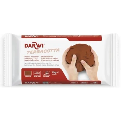 Afbeelding van Darwi boetseerpasta Terracotta, pak van 1 kg