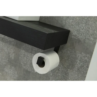 Afbeelding van LoooX Wood closetrolhouder Geborsteld RVS