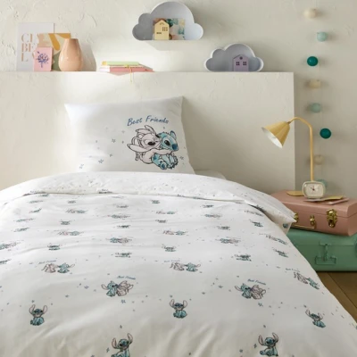 Afbeelding van Disney Lilo &amp; Stitch Dekbedovertrek Best Friends 140 x 200 + 63 cm Katoen