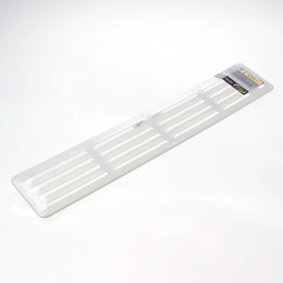 Afbeelding van Gavo Schoepenrooster aluminium wit 49.5 x 9cm