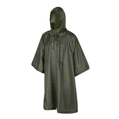 Afbeelding van Helikon Tex Waterbestendig Poncho Ripstop Olijf