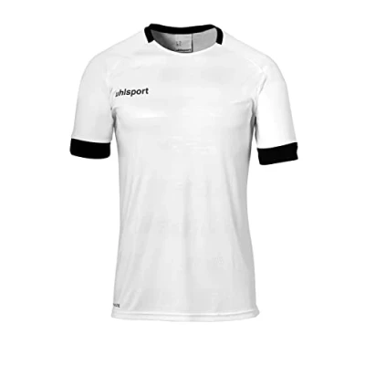 Afbeelding van Uhlsport Division 2.0 Shirt Korte Mouw Heren Wit / Zwart Maat: M