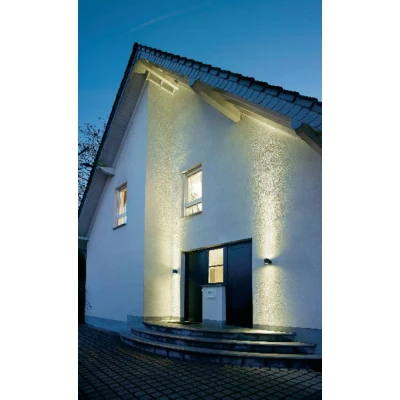 Afbeelding van SLV Sitra Up &amp; Down 230365 Buitenlamp (wand) Spaarlamp GX53 18 W Antraciet