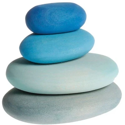 Afbeelding van Grimm&#039;s Kiezel Stenen Blauw (Water)