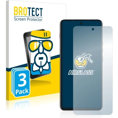 Afbeelding van BROTECT Screenprotector voor Motorola ThinkPhone Folie Beschermfolie Beschermglas transparant (3 Stuks)