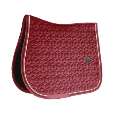 Afbeelding van Kentucky Zadeldekje Velvet Springen Bordeaux Cob