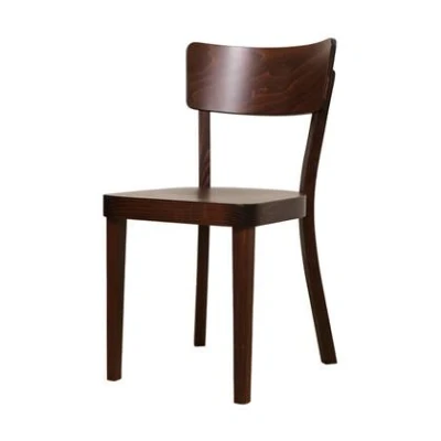 Afbeelding van Fameg Fergus Eetkamerstoel Walnoot Hout Design Retro Japandi Donkerbruin