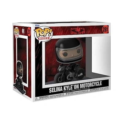 Afbeelding van Funko Selina on Motorcycle Pop! Ride Deluxe The Batman Figuur