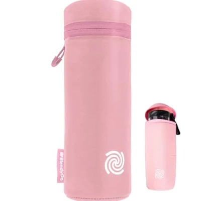 Afbeelding van BlendyGo 3 thermische mixer, bescherming, mini blender voor smoothie en smoothie, USB draagbaar, PulseMotion &amp; BlendPro, 550 ml, Rozen, universeel