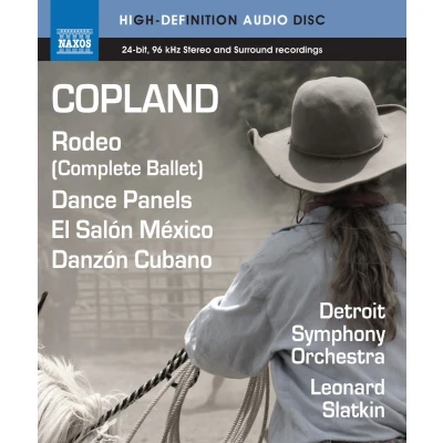 Afbeelding van Detroir Symphony Orchestra, Leonard Slatkin Copland: Rodeo (Complete Ballet) (Blu ray)