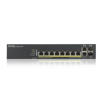 Afbeelding van Zyxel GS1920 8HPV2 Managed Gigabit Ethernet (10/100/1000) Power over (PoE) Zwart