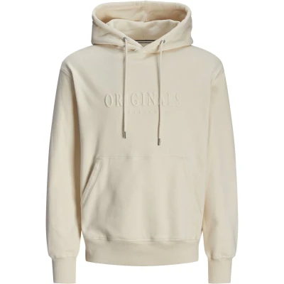 Afbeelding van Jack &amp; Jones Jorfrederiksberg Hoodie, Heren, Maat: Large, Antique white